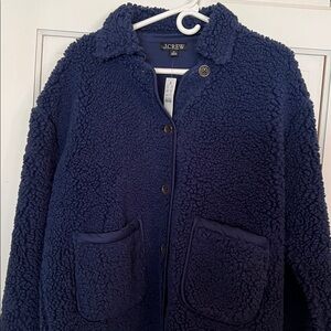 J. Crew faux Sherpa Barn Jacket trade